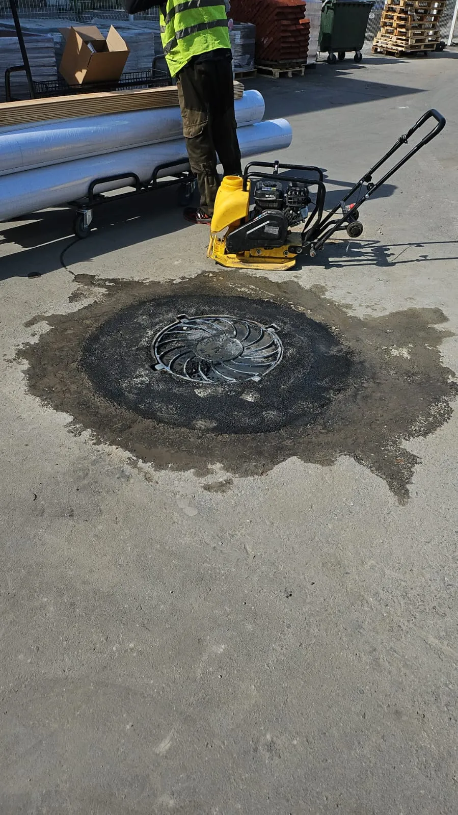 Ремонт колодцев и люков — работа 3